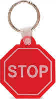 Key Chains: Stop Sign Shaped Keychains